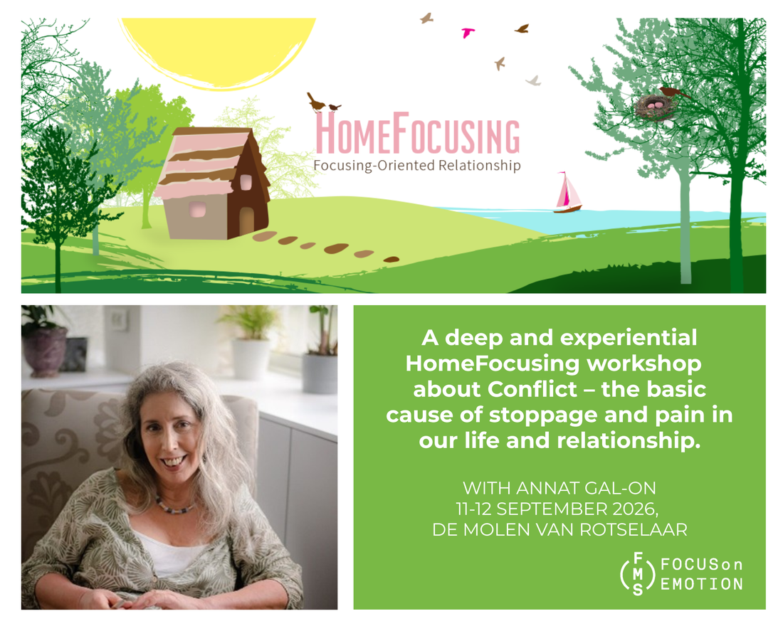We verwelkomen Annat Gal-on voor een workshop HomeFocusing in Rotselaar!